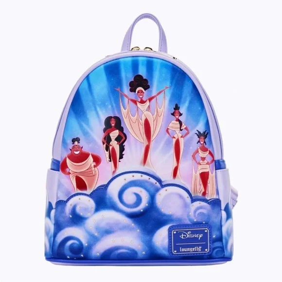 Loungefly Disney Hercules Muses Collab Backpack - Picture 2 of 6